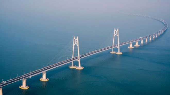 Chinese President opens world's longest sea-crossing bridge 1 longest bridge