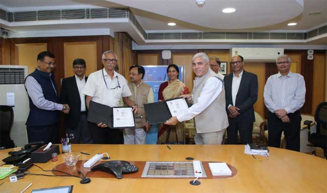Memorandum of Agreement between NTPC and IRCTC for packaged drinking water 1 ntpc