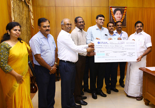 NLC India Ltd. contributes Rs 6.79 Crore towards Tamilnadu Chief Minister's Public Relief Fund for “Gaja Cyclone” Restoration Works 1 nlc tamilnadurelief