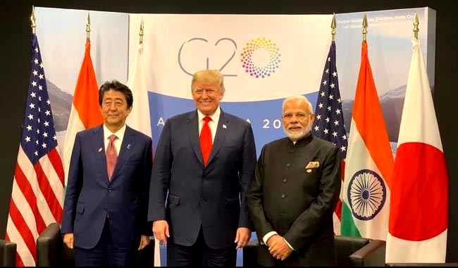 Modi terms Japan-US-India partnership as 'JAI', says it means success 1 01modi trump abe