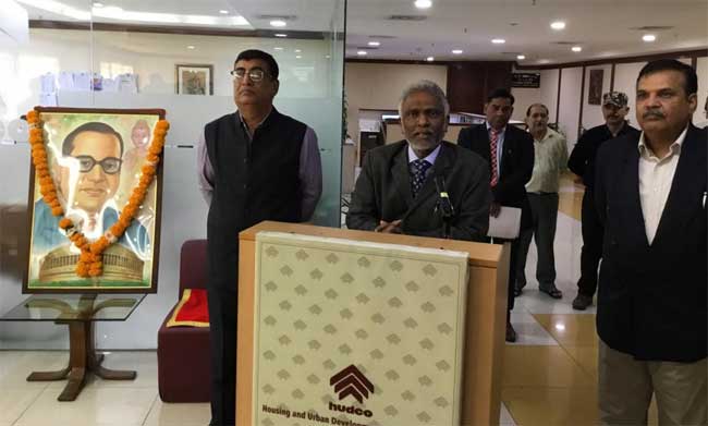 HUDCO pays homage to Dr. B.R. Ambedkar 1 06hudco tribute
