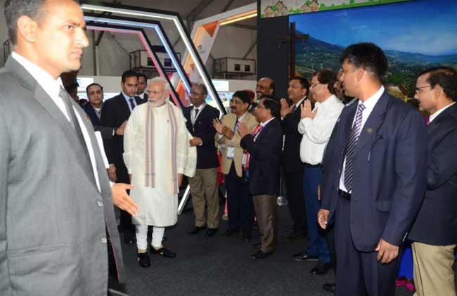 PM Visits Power Pavilion at Vibrant Gujarat Global Summit 1 17pm vibrant gujarat