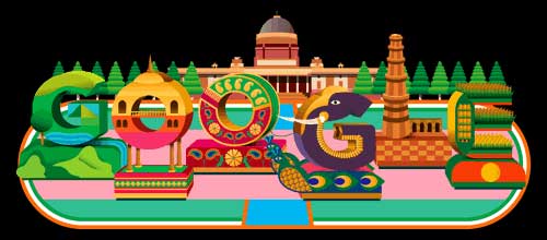 Google displays colourful doodle to mark 70th R-Day 1 26google doodle