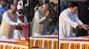 Gandhi remembered on his death anniversary 1 30tribute samadhi