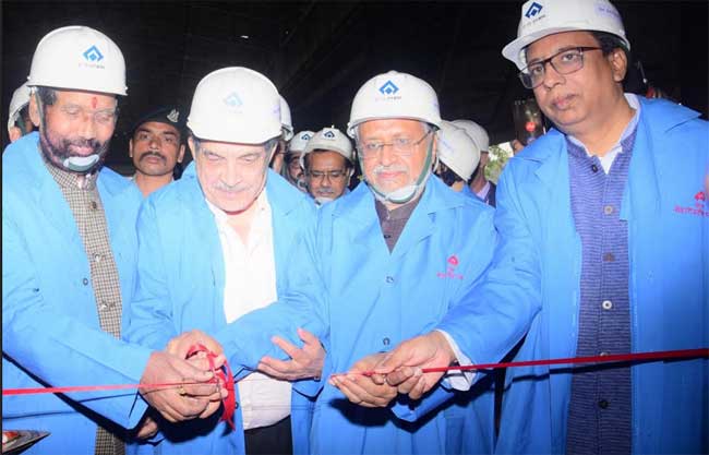 इस्पात मंत्री ने सेल-बेतिया स्टील प्रोसेसिंग यूनिट देश को किया समर्पित 1 18steel minister inaug