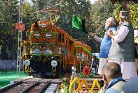 Modi flags off world's first diesel to electric converted locomotive 8 19modi flag