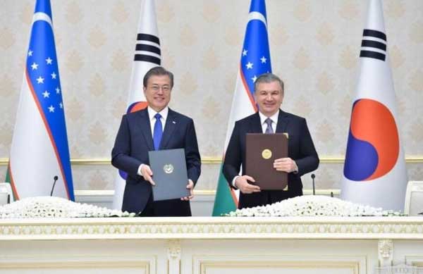 Cooperation between the Republic of Uzbekistan and the Republic of Korea raises to special strategic partnership level 1 19uzbek pres