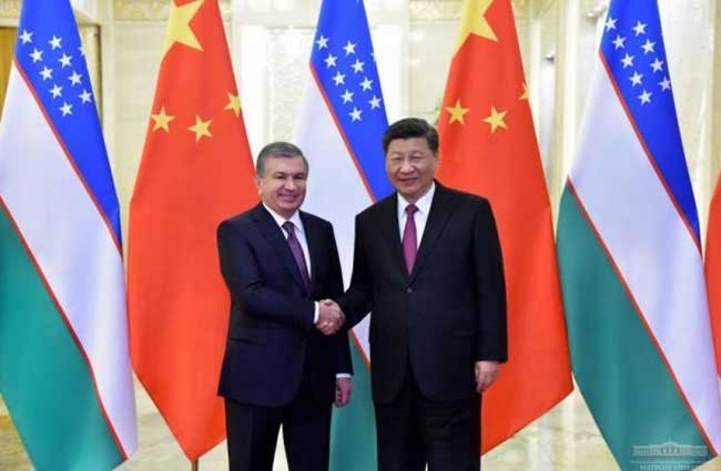 President of Uzbekistan met with the PRC President 1 25china uzbek