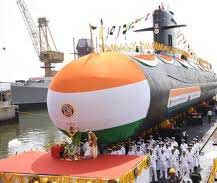 4th Scorpene class attack submarine launched in Mumbai 1 07submarine