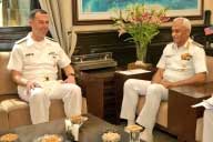 US Naval chief in India, meets Admiral Lanba 1 13us naval