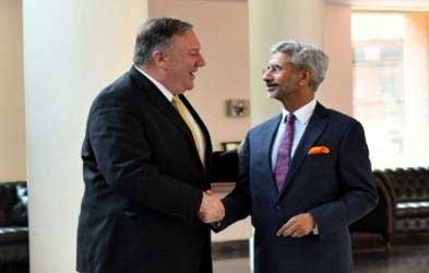 India, US vow to resolve 'outstanding issues' like 'friends' 1 26jaishankar pompio