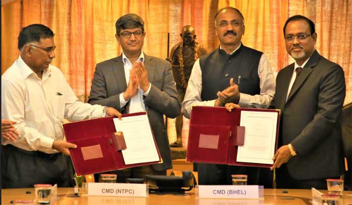 NTPC, BHEL ink pact to set up JV for eco-friendly power plant 1 24ntpc bhel mou
