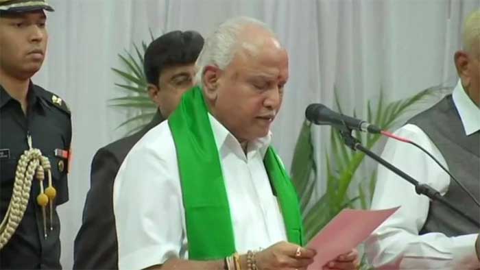 Yediyurappa takes oath as K'taka Chief Minister 1 26yedurappa sworn
