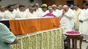 Jaitley's mortal remains reach BJP headquarters 1 25arun mortal