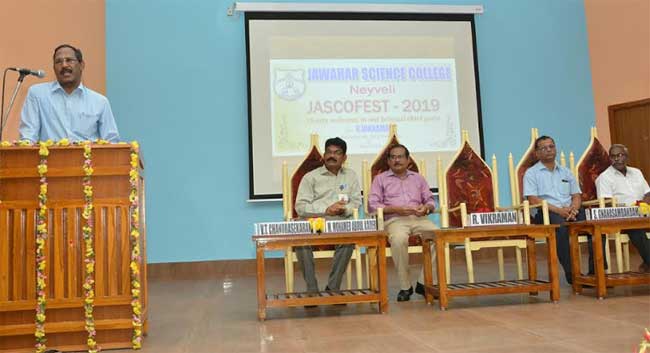 R. Vikraman Director NLCIL inaugurated the festival and launched a Mobile App 1 02nlc conf
