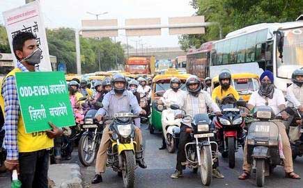 Odd-Even kicks off in Delhi 1 04odd even