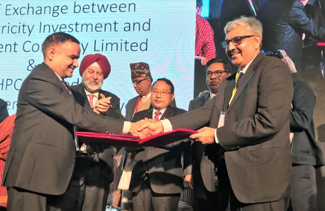 NHPC participates in ‘Power Summit 2019’, Nepal 1 26nhpc mou