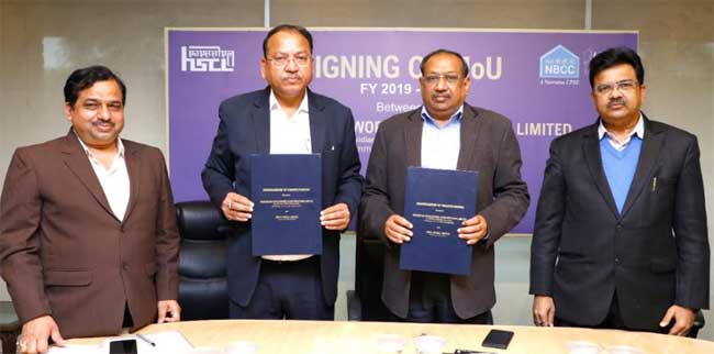 NBCC SIGNS MoU WITH ITS SUBSIDIARY HSCL 1 25nbcc mou