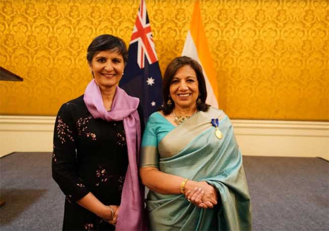 Australia confers Order of Australia honour to Dr Kiran Mazumdar-Shaw 1 20australia confer