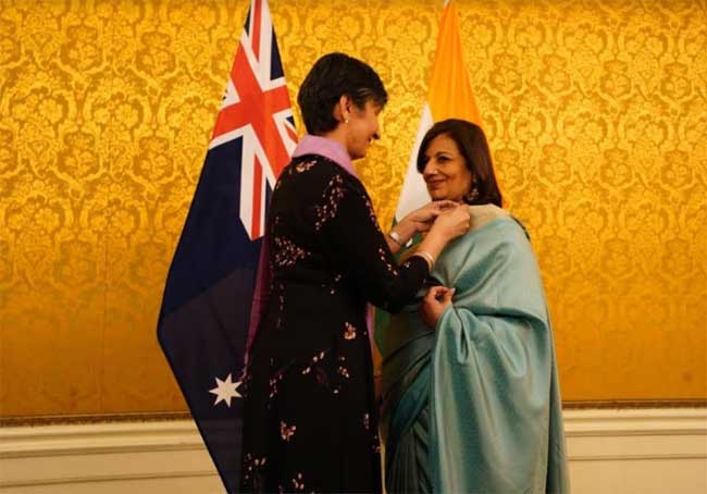 Australia confers Order of Australia honour to Dr Kiran Mazumdar-Shaw 2 20australia confer1