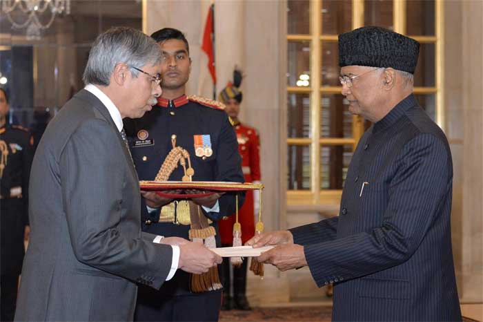 ENVOYS OF THREE NATIONS PRESENT CREDENTIALS TO PRESIDENT OF INDIA 3 22credential bangladesh