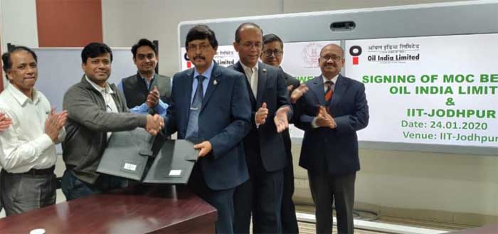 OIL INDIA LIMITED SIGNS MOC WITH IIT-JODHPUR 1 oil mou