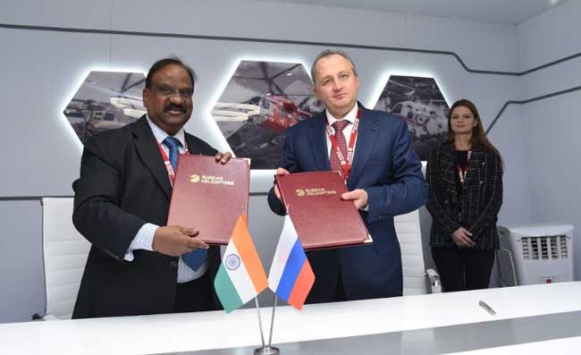 Russian Helicopters signs an events roadmap for Ka-226T localization in India 1 06russia mou