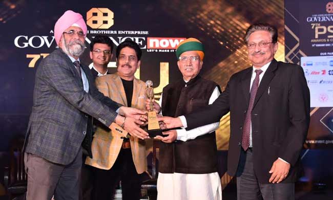 PFC BAGS THE PRESTIGIOUS “GOVERNANCE NOW PSU AWARD” 1 20pfc award