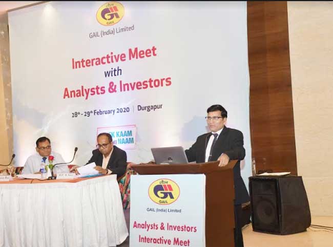 GAIL Director (Finance) reviews ‘Urja Ganga’ progress, briefs Analysts and Investors about preparedness of JHBDPL project 1 29gail meeting