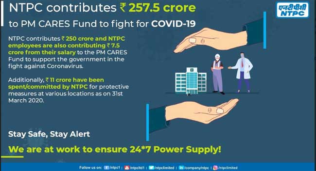 NTPC contributes INR 257.5 crore to PM CARES Fund 1 02ntpc donate