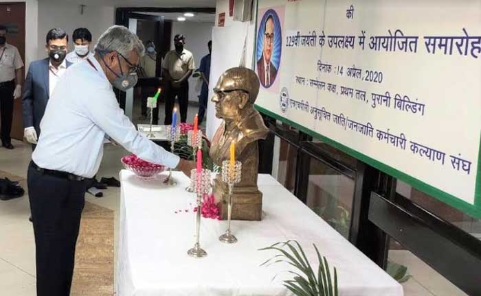 NHPC observes 129th birth anniversary of Bharat Ratna Babasaheb Dr. Bhimrao Ambedkar 1 14nhpc celebrate