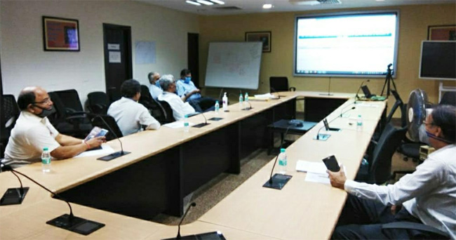 NHPC conducted the e-reverse Auction for the 2000 MW Grid Connected Solar PV Project 1 17nhpc meeting