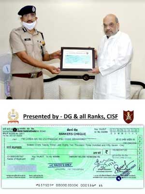 CISF personnel donate one-day salary in PM-CARES Fund 1 26cisf