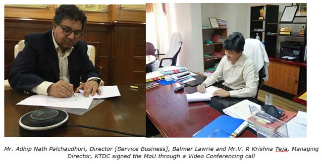Balmer Lawrie signs MoU with Kerala Tourism 1 12mou