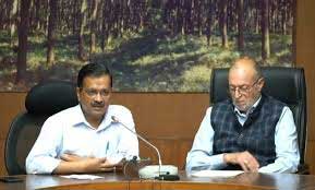 Delhi LG meets CM, discusses strategy for containment zones 1 13cm lg