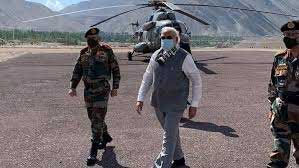 PM visits forward location in Ladakh amid tension with China 1 03modi visit ladakh