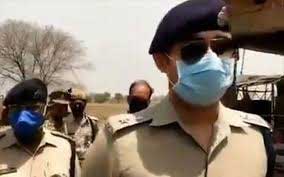 Eight policemen killed by gangster in Kanpur 1 03police raid