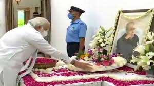 Kovind, Modi pay floral tributes to Ex-Prez Pranab Mukherjee 1 01modi tribute