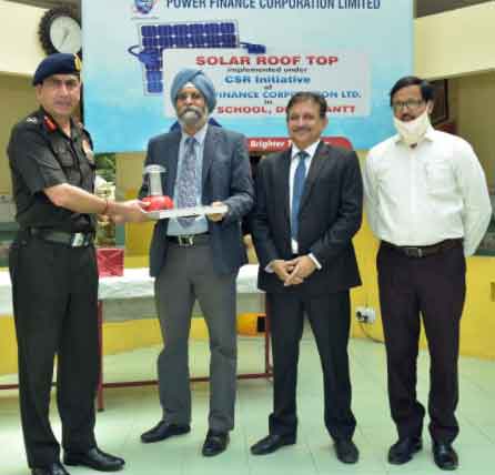 PFC’s CMD dedicates solar roof top system to ASHA school, Delhi Cant run by Army Wives Welfare Association 1 10pfc award