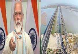 PM inaugurates Kosi Rail mega bridge 1 18modi inaug