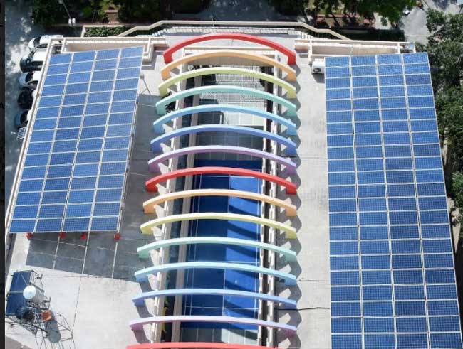 IndianOil’s Northern Regional Office commissions 50 KW On-Grid Rooftop Solar Power Plant 3 06iocl solar1