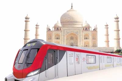 Agra metro project progressing at a good clip 1 27agra metro