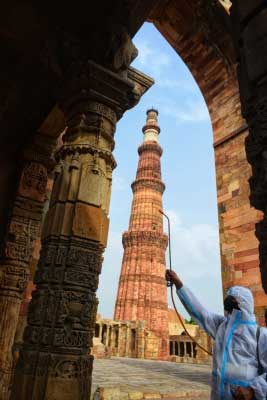 Qutub Minar, Red Fort reopen for public 1 16qutub minar