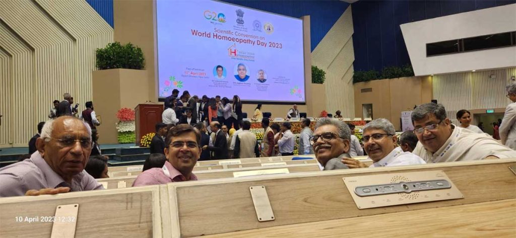 World Homoeopathy Day Inaugurated by Vice President of India Homoeopathy 2nd most used medicine worldwide Dr. A.K.Gupta 18 11conf2