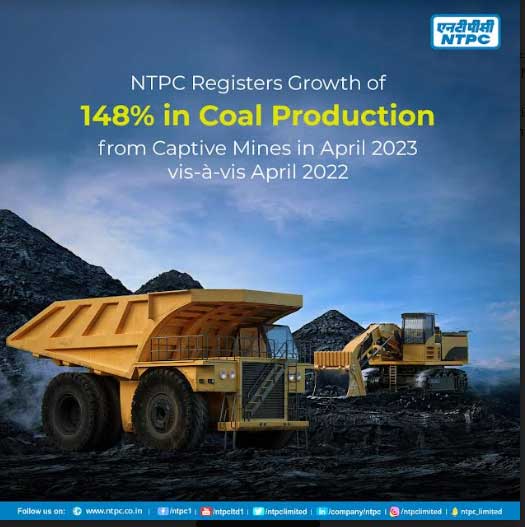 NTPC registers growth of 148% in coal production from captive mines 1 02ntpc