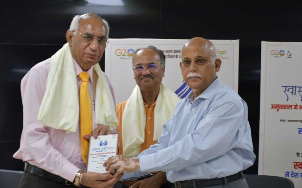 HOMOEOPATHY BRINGS HEALTH, HAPPINESS & HARMONY IN LIVES –Dr. A. K. Gupta in SWASTHYA SANSAD 2023 14 03award