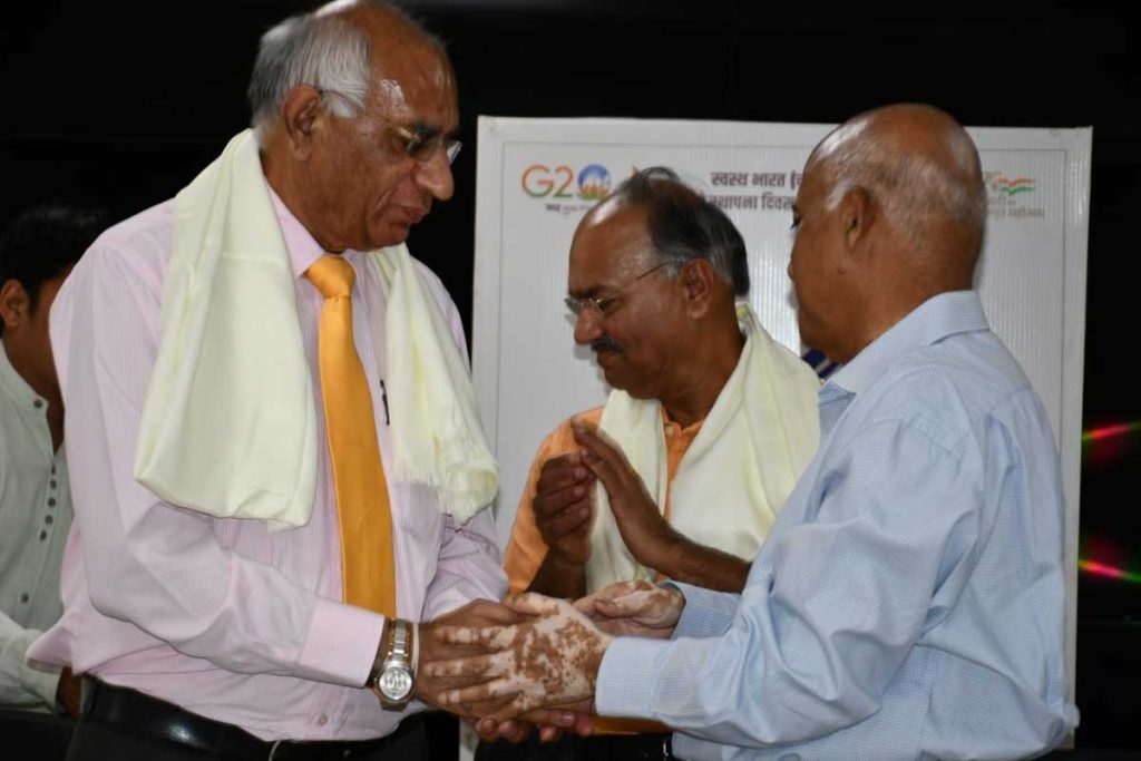 HOMOEOPATHY BRINGS HEALTH, HAPPINESS & HARMONY IN LIVES –Dr. A. K. Gupta in SWASTHYA SANSAD 2023 15 03award3