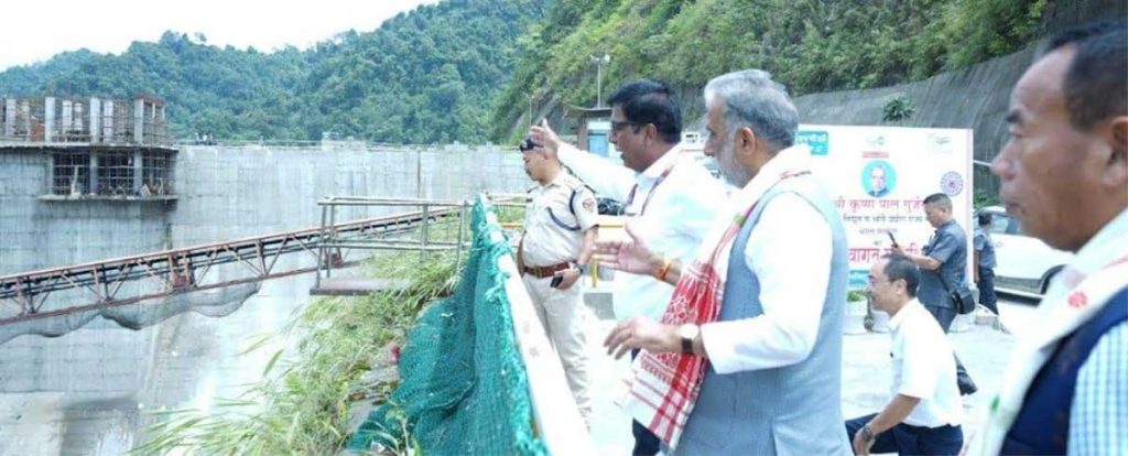Minister of State for Power and Heavy Industries visits Subansiri Lower Project 13 12nhpc launch
