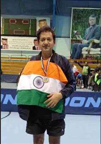 Jagannath Mukherjee of POWERGRID wins bronze at Para TT International Championship 5 19powergrid award1