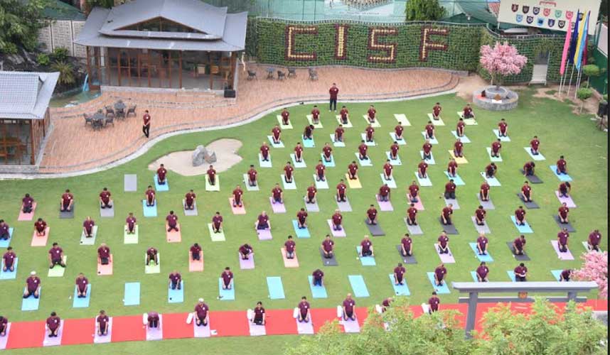 CISF celebrates 9th International Day of Yoga in grand manner on 21st June, 13 21cisf yoga